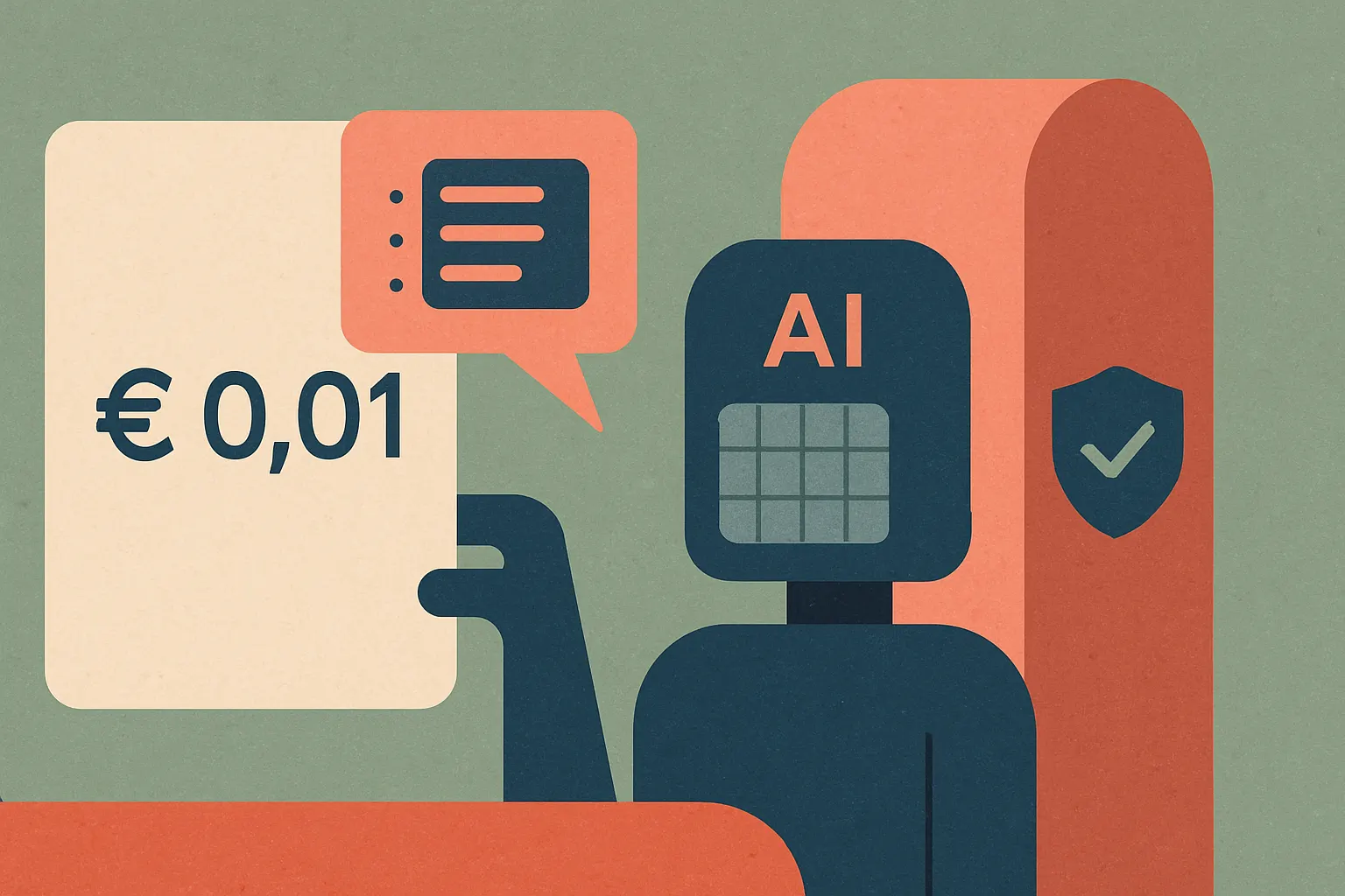 banking AI agent reading transaction metadata from a €0.01 transfer and passing it through a tool-permission firewall before any payment action is allowed